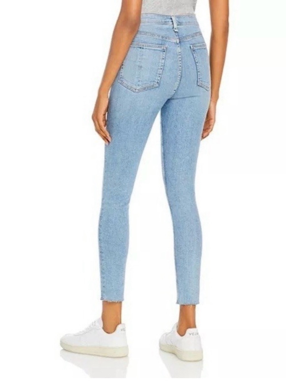 Rag & Bone Nina High Rise Ankle Skinny Jeans size 28 Eastwood light blue wash